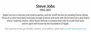 Steve Jobs [1955-2011]